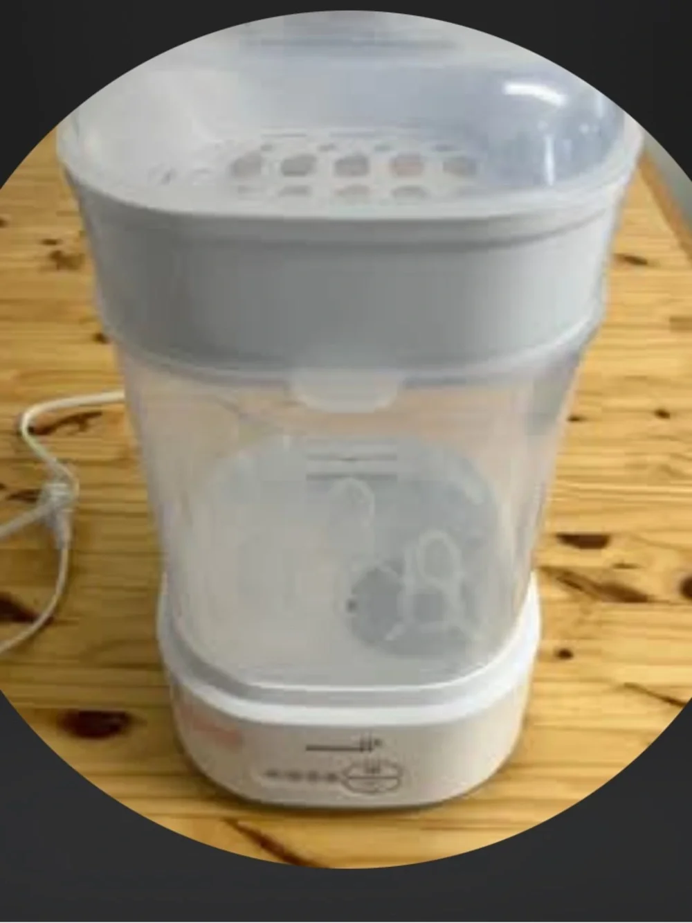 Gownsy Electric White Baby Bottle Sterilizer